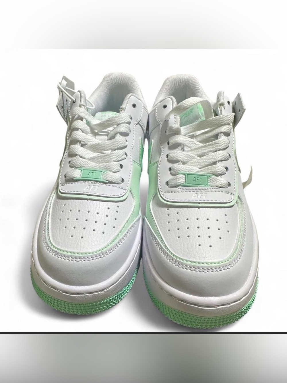 Nike Wmns Air Force 1 Shadow 'White Barely Green  Size 6.5